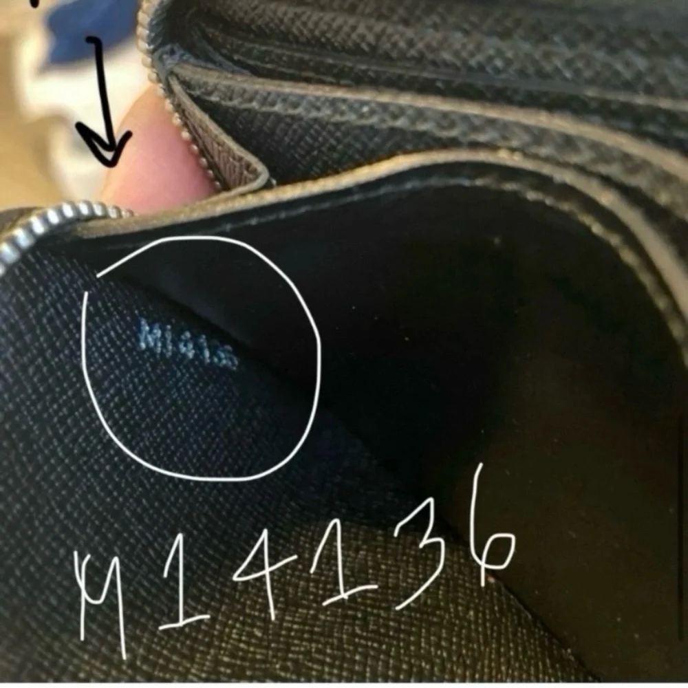 Louis Vuitton - Damier Graphite Zippy Coin Purse Wallet Grey&Black wSilver - NWT - Picture 7 of 14